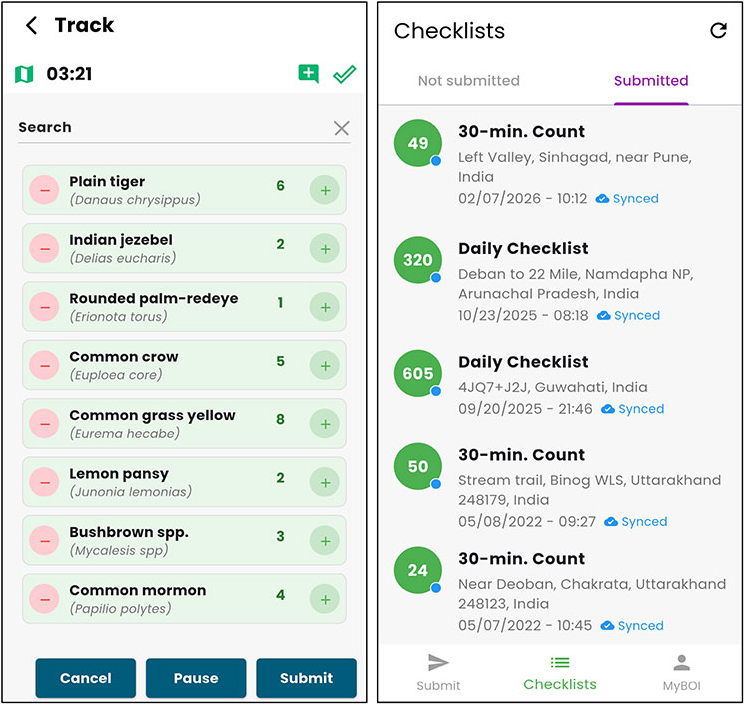 iBiodiversity Count Mobile App 2
